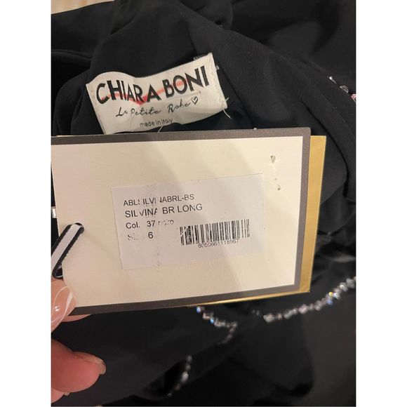 NWT Chiara Boni La Petite Robe Silvina Embellished Cut-Out Gown $1090 - Picture 12 of 12